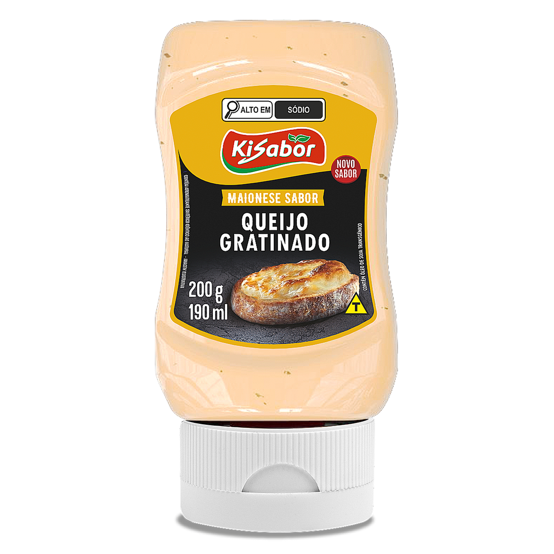 Maionese Queijo Gratinado Kisabor Pote 200g