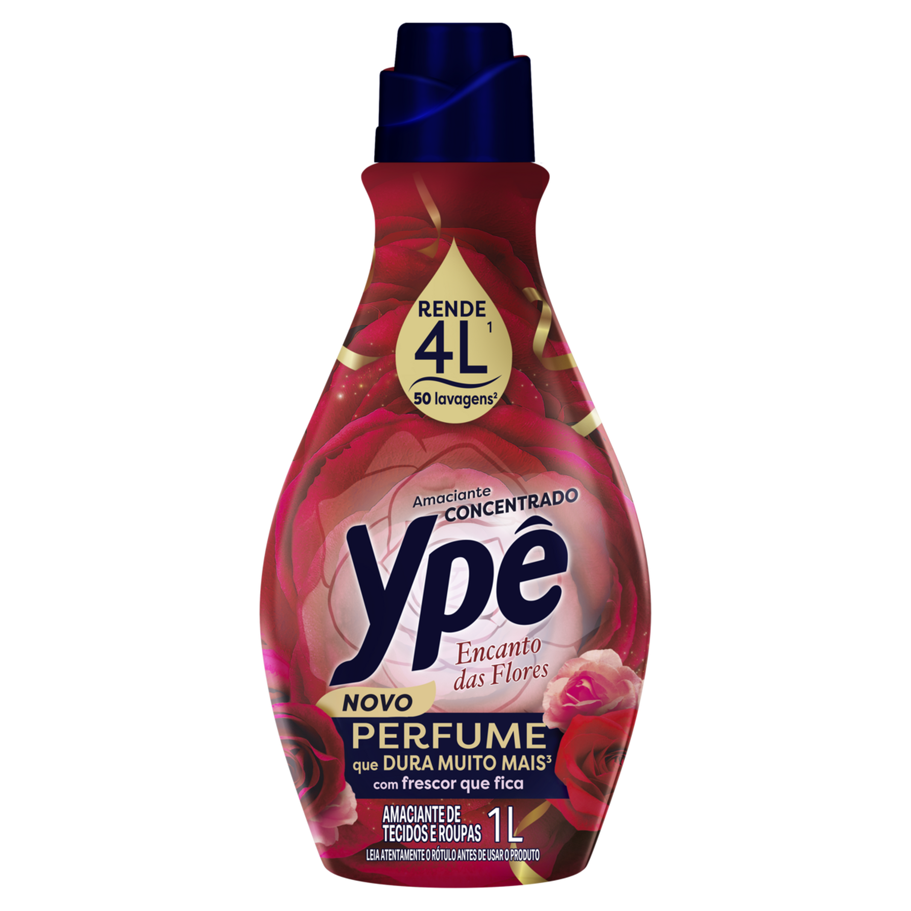 Amaciante de Roupa Concentrado Encanto das Flores Yp&ecirc; Frasco 1l