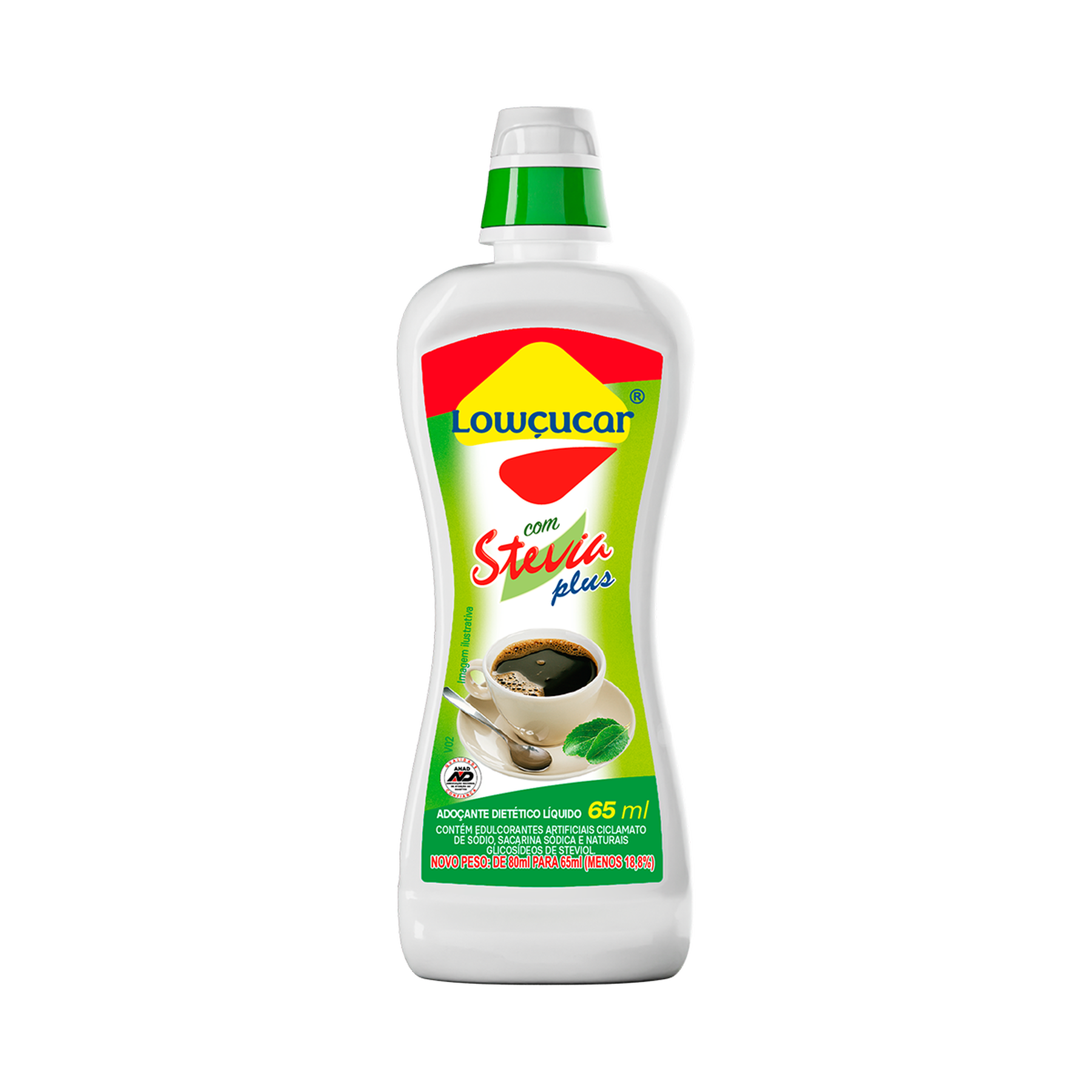 Adoçante Líquido Stevia Plus Lowçucar Frasco 65ml