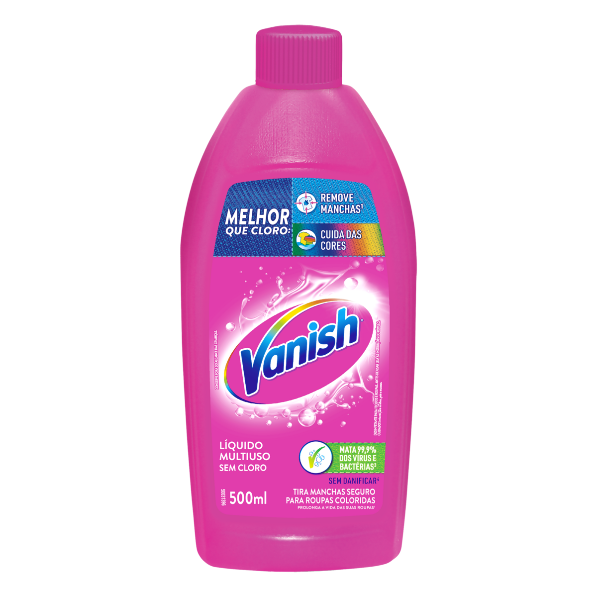 Tira-Manchas L&iacute;quido Multiuso Vanish Frasco 500ml