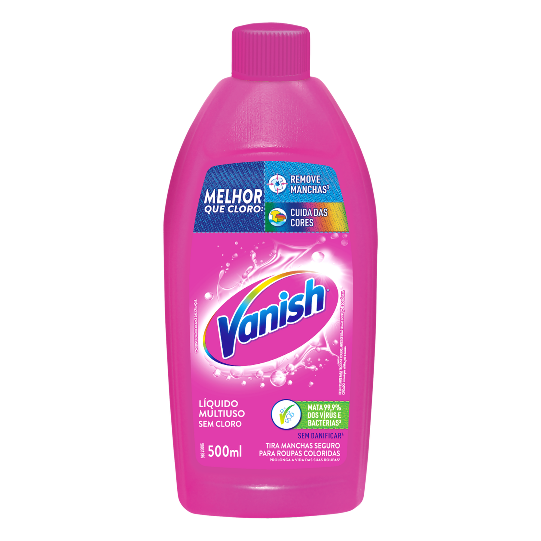 Tira-Manchas L&iacute;quido Multiuso Vanish Frasco 500ml