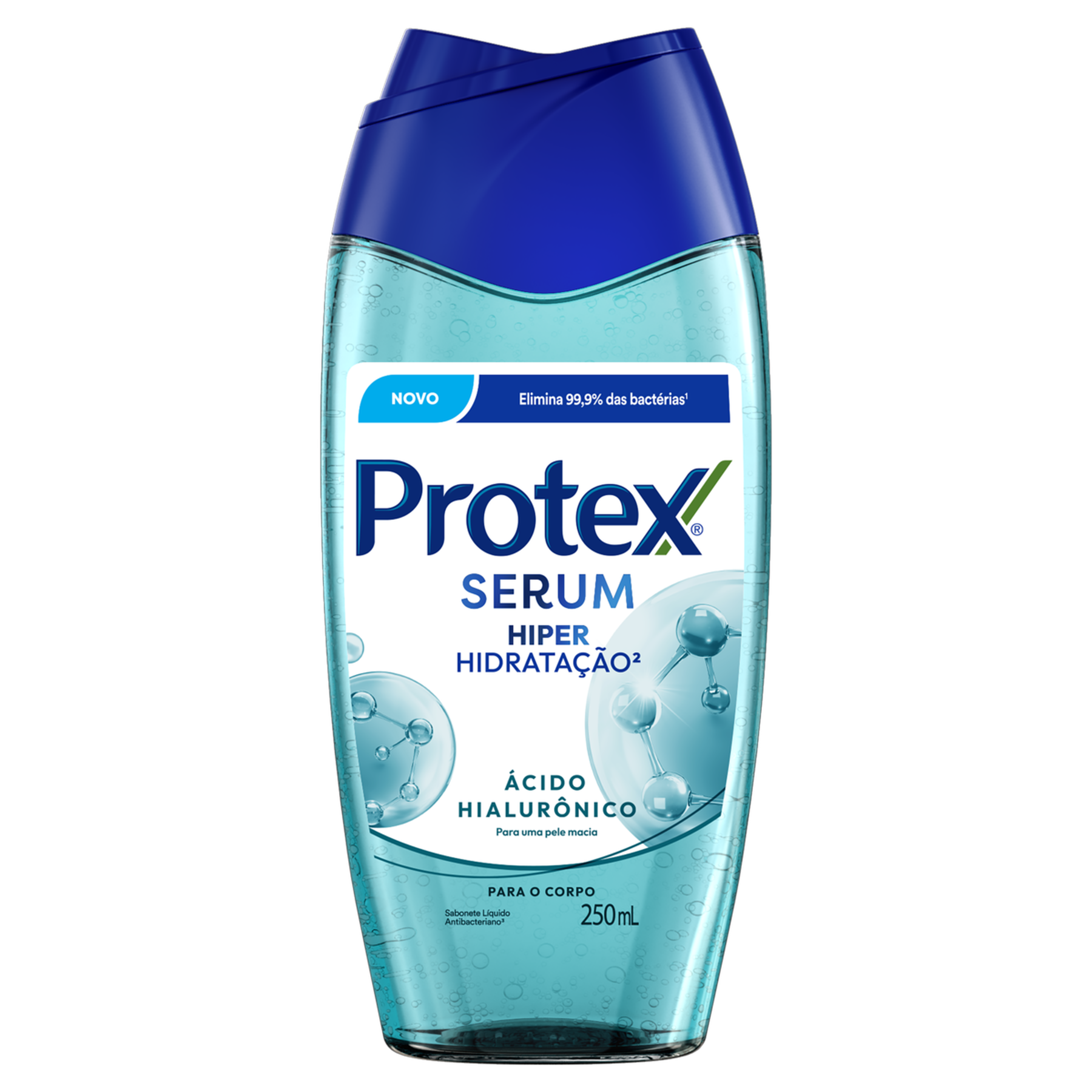 Sabonete L&iacute;quido Antibacteriano S&eacute;rum &Aacute;cido Hialur&ocirc;nico Protex Frasco 250ml