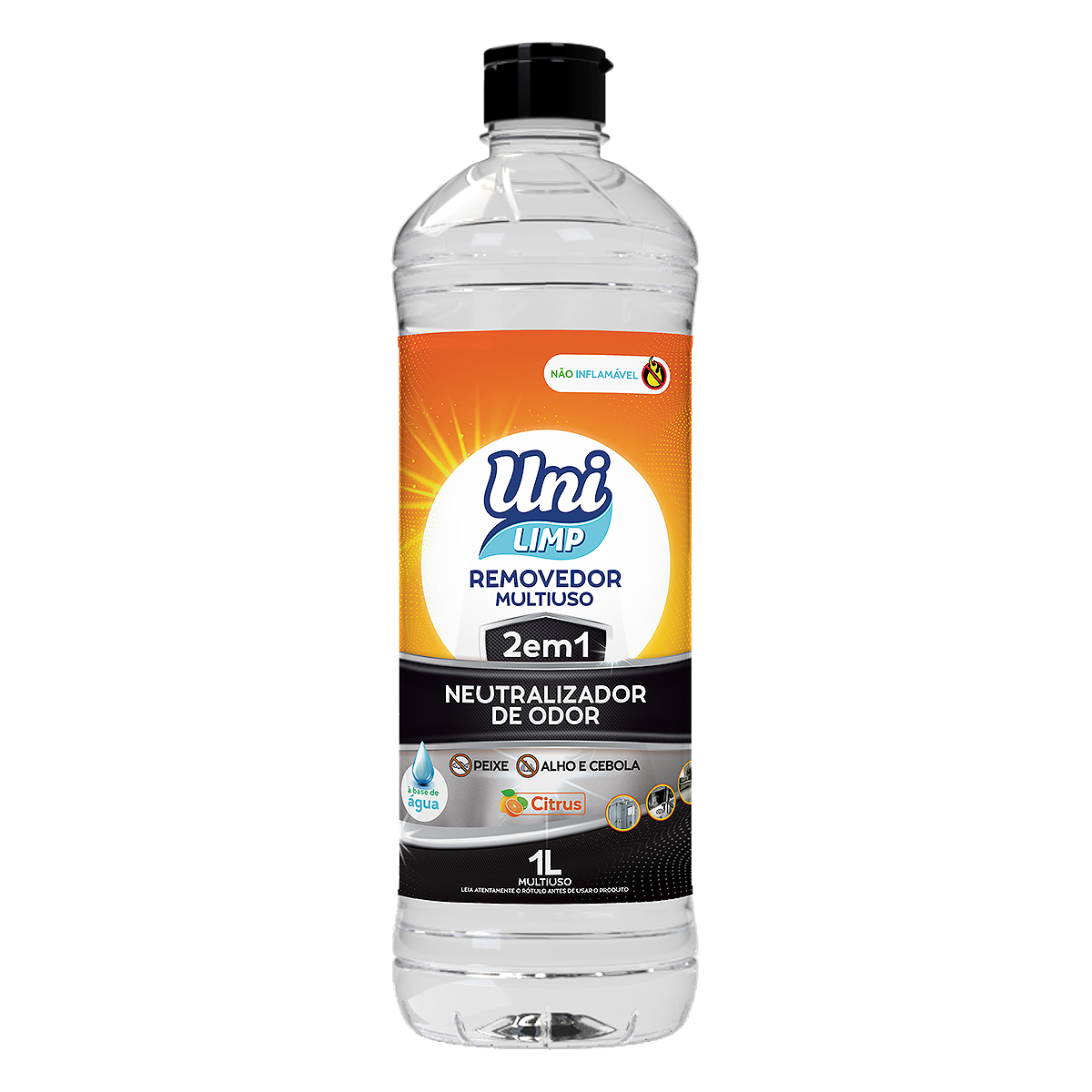 Removedor Multiuso Neutralizador de Odor Citrus Uni Limp Garrafa 1l