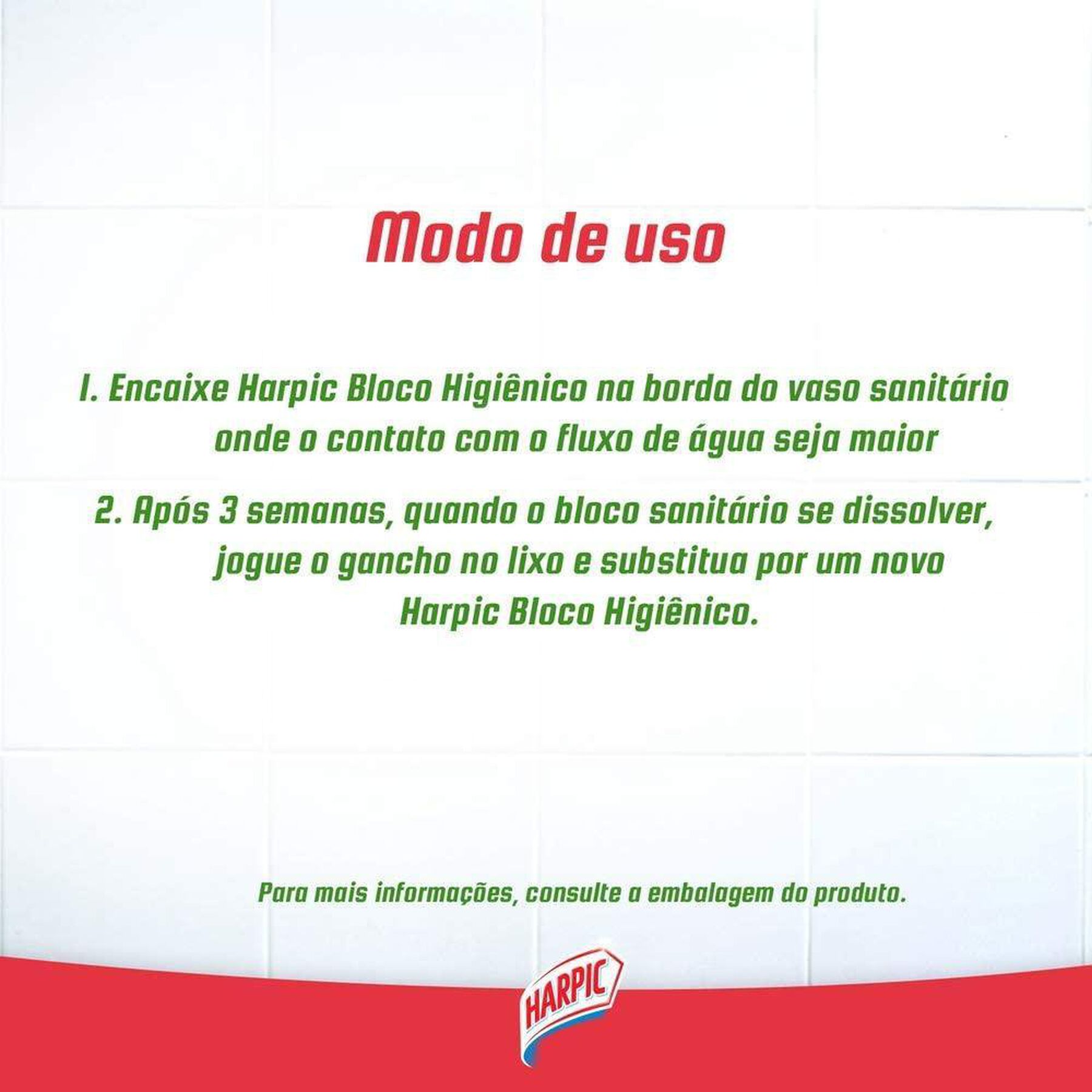 Detergente Sanit&aacute;rio Bloco Pinho Campestre Harpic