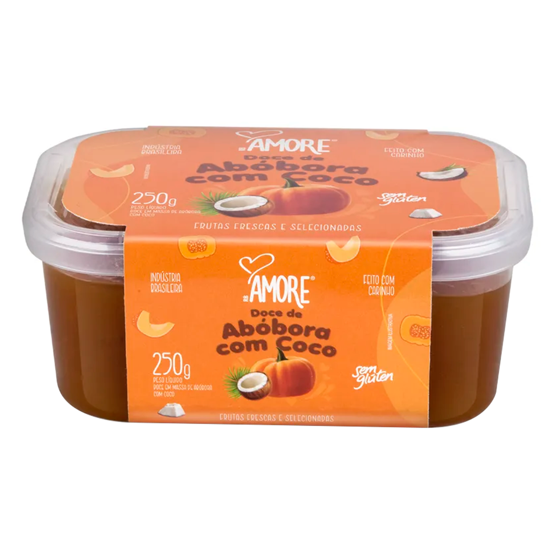 Doce de Ab&oacute;bora com Coco de Corte RB Amore Pote 250g