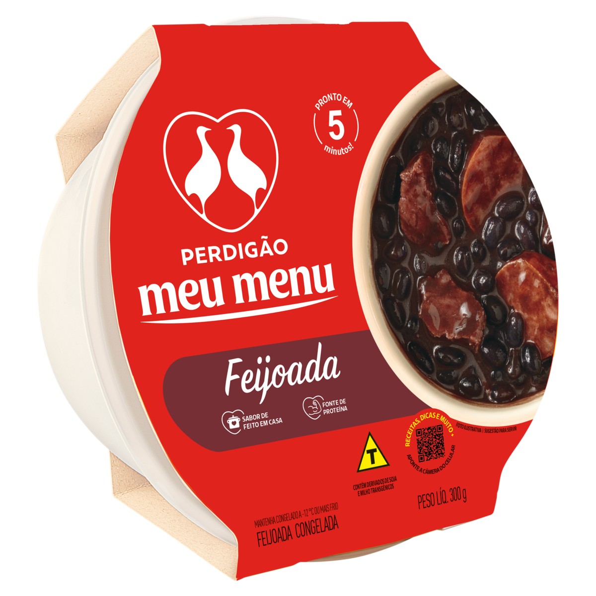 Feijoada Perdig&atilde;o Meu Menu Pote 300g