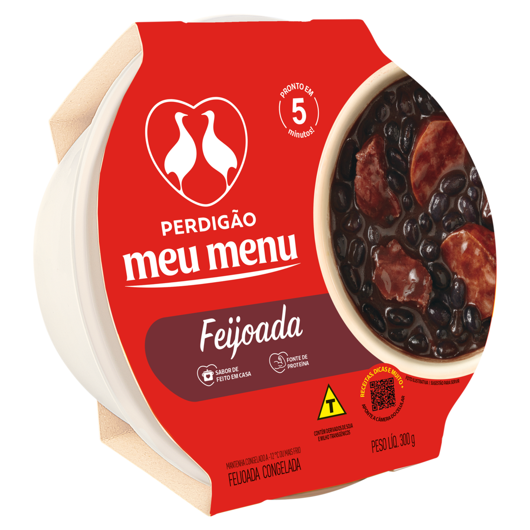 Feijoada Perdig&atilde;o Meu Menu Pote 300g