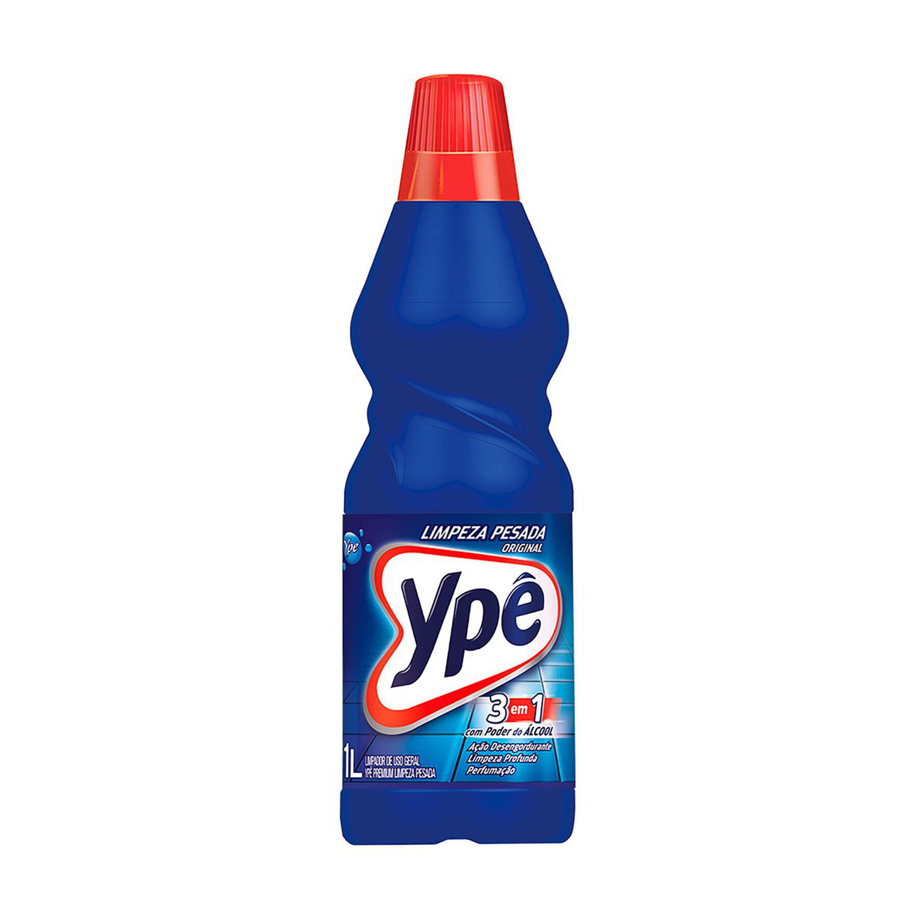 Limpador Limpeza Pesada com Álcool Original Ypê Frasco 1l