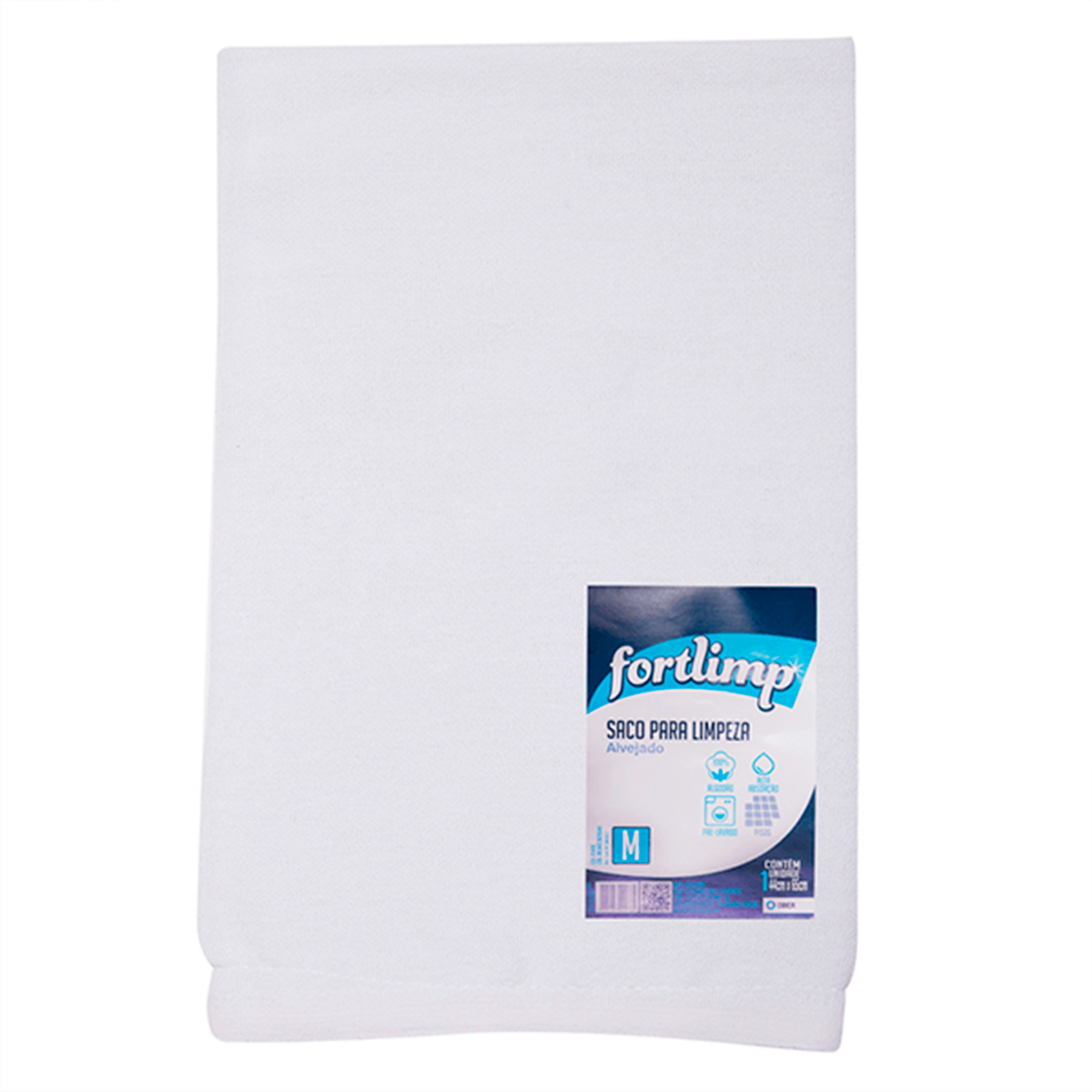 Saco de Algodão Alvejado Fort Limp 65cm x 44cm