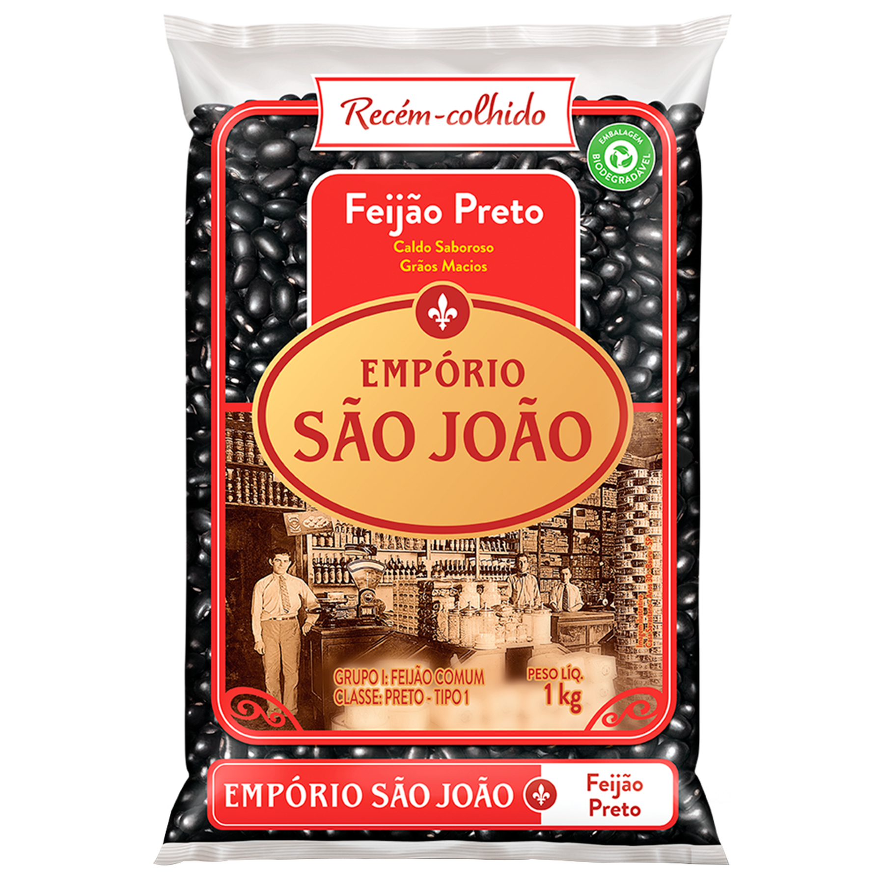 Feijão Preto Empório São João 1kg