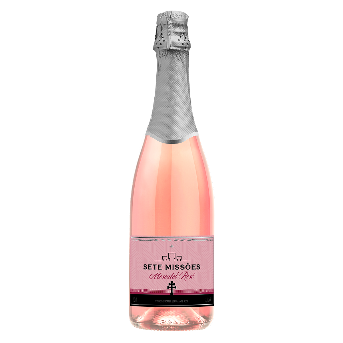 Espumante Moscatel Ros&eacute; Sete Miss&otilde;es Garrafa 750ml