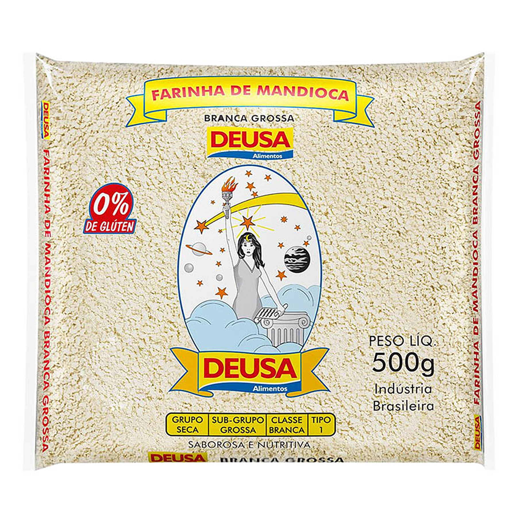 Farinha Mandioca Branca Grossa Deusa 500g