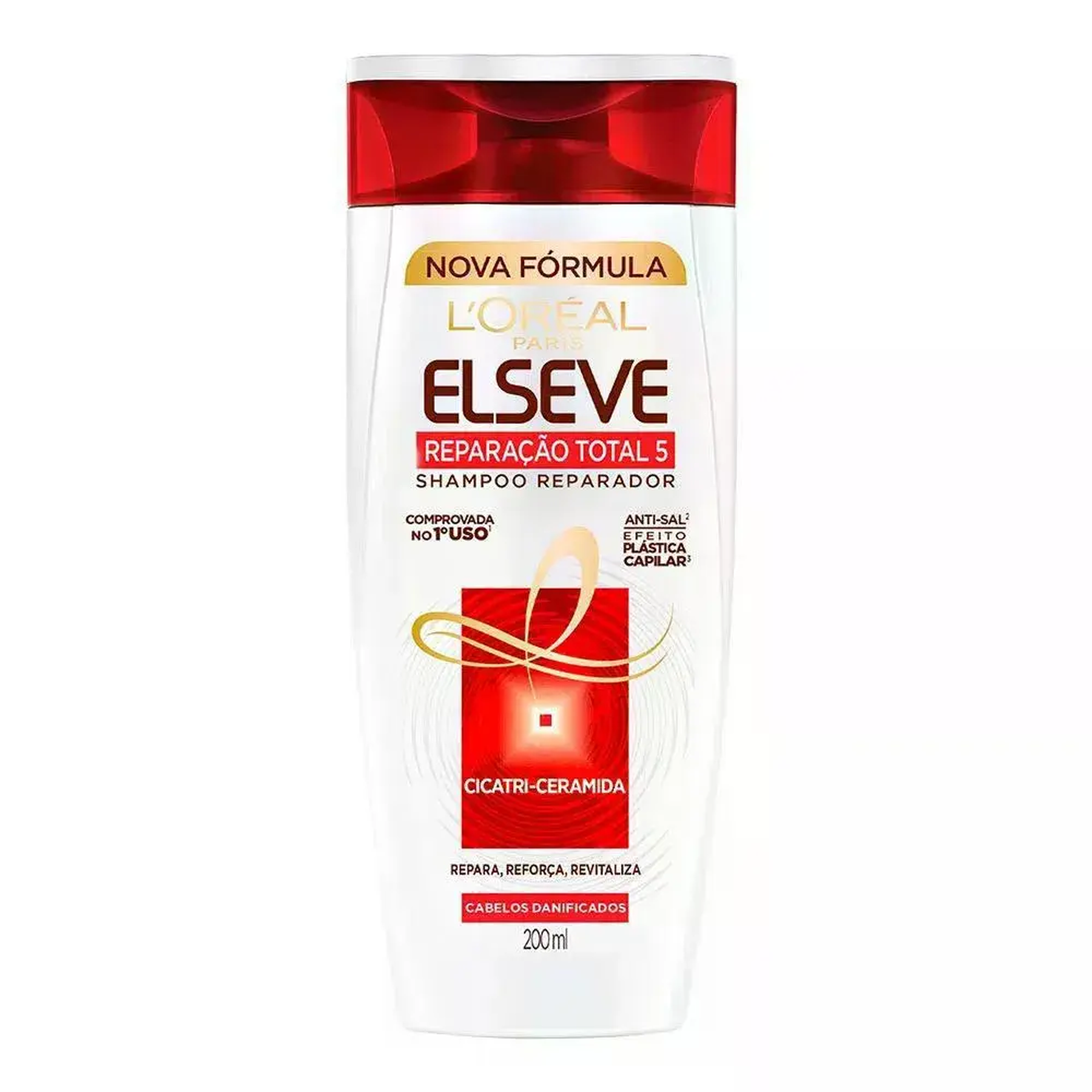 Shampoo Reparador L'Or&eacute;al Paris Elseve Repara&ccedil;&atilde;o Total 5 Frasco 200ml