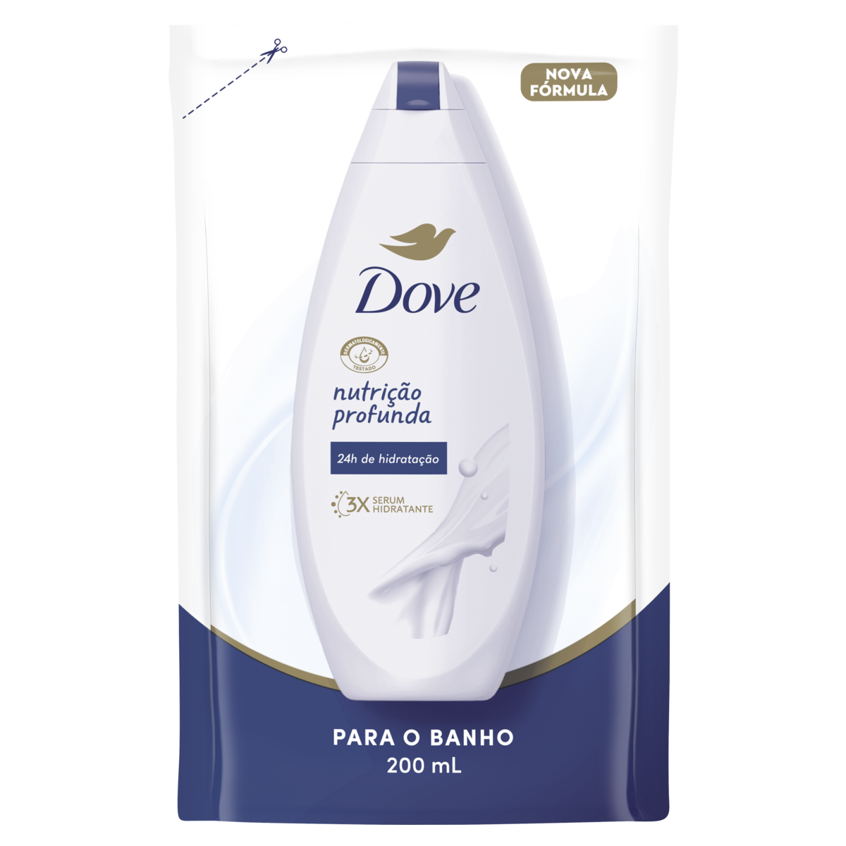 Sabonete L&iacute;quido Dove Nutri&ccedil;&atilde;o Profunda 200ml&nbsp;