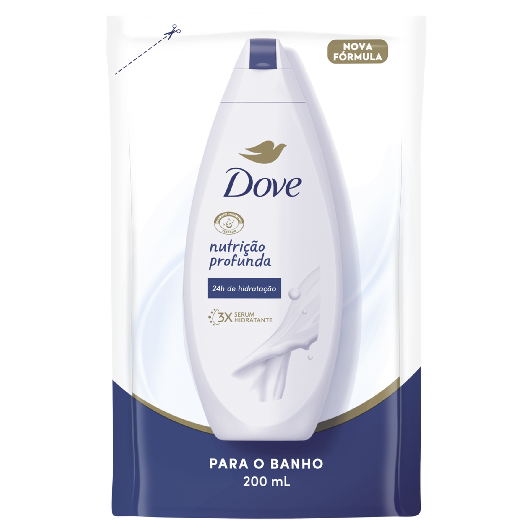 Sabonete L&iacute;quido Dove Nutri&ccedil;&atilde;o Profunda 200ml&nbsp;