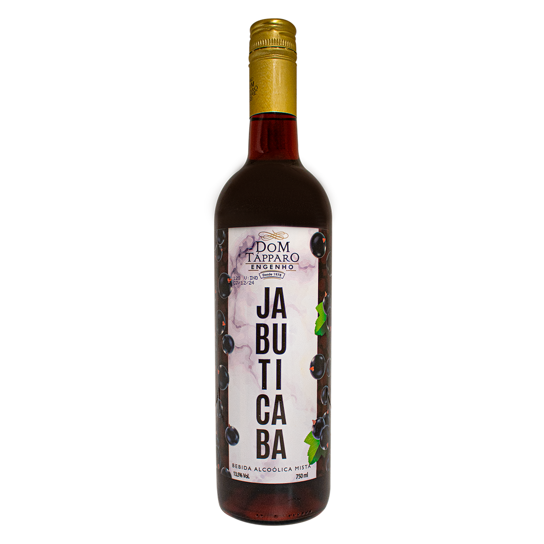 Licor de Jabuticaba Dom T&aacute;pparo Garrafa 750ml