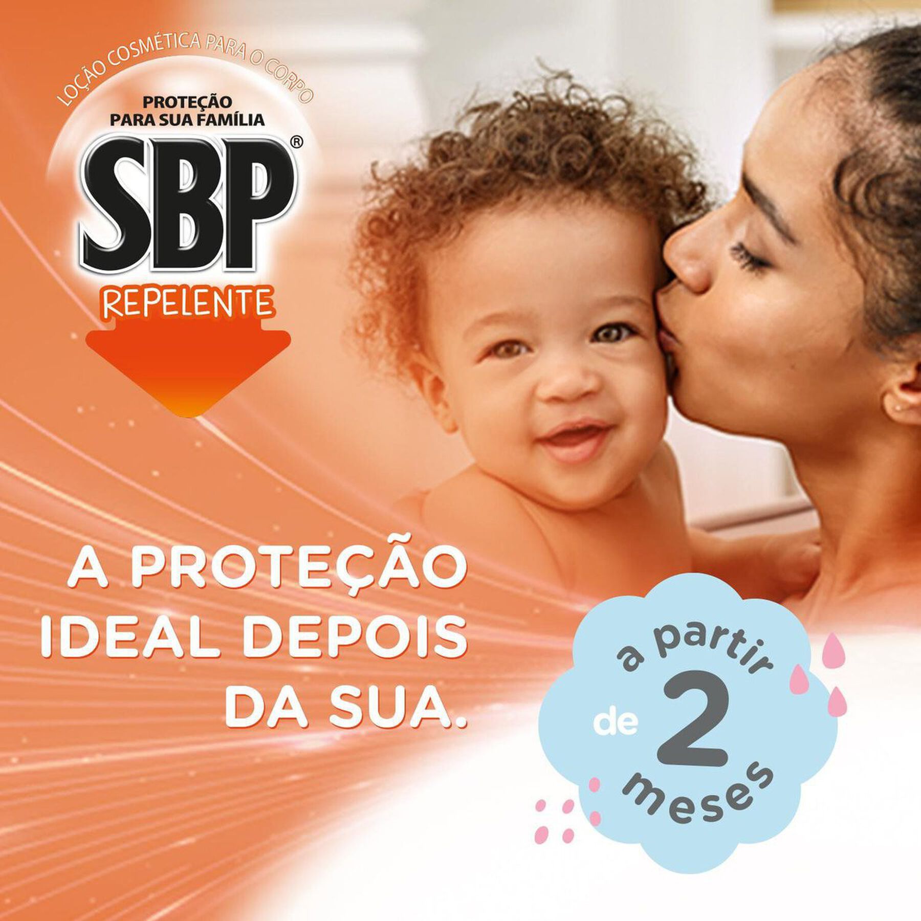 Repelente SBP Baby Lo&ccedil;&atilde;o sem Fragr&acirc;ncia 100ml