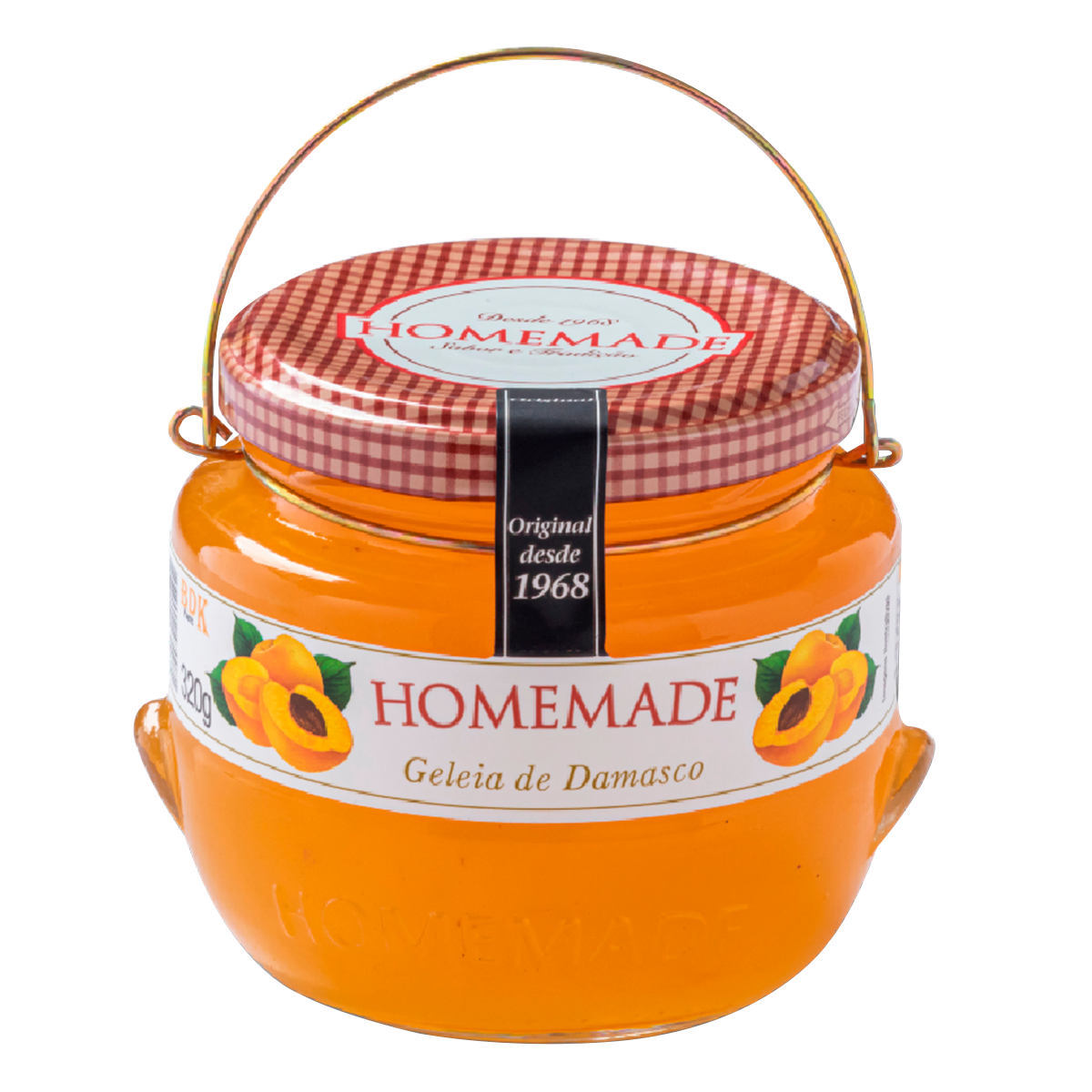 Geleia de Damasco Homemade Vidro 320g