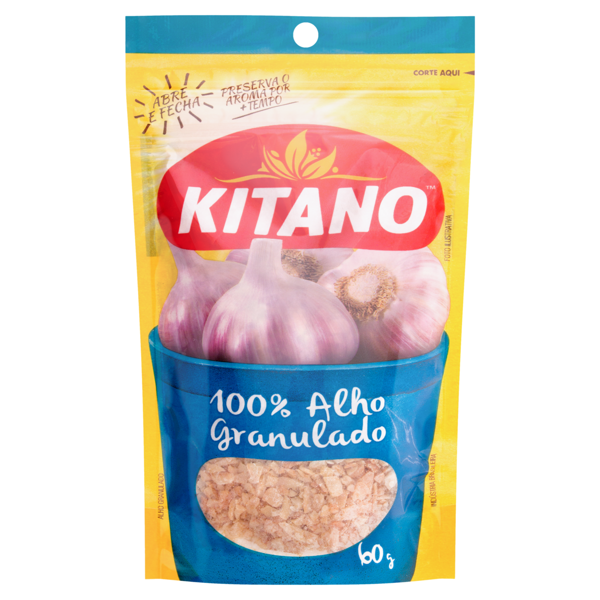 Alho Granulado Kitano Pacote 60g
