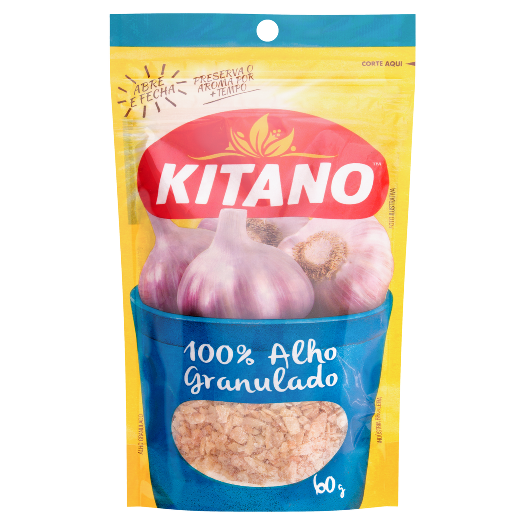 Alho Granulado Kitano Pacote 60g