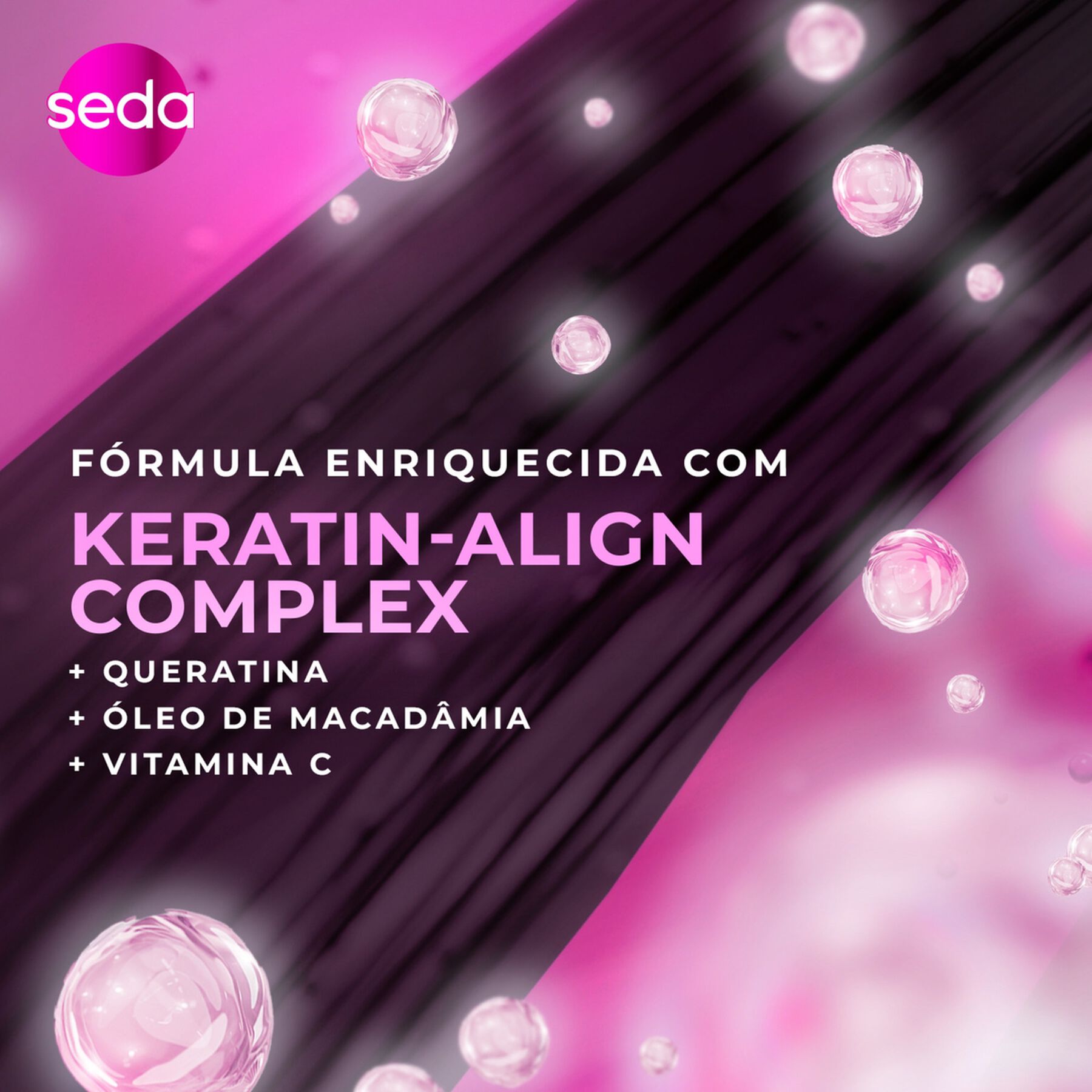 Creme para Pentear Liso Perfeito Seda Frasco 300ml