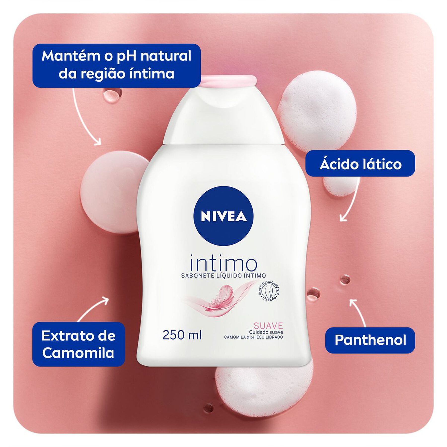 Sabonete Líquido Íntimo Suave Nivea Frasco 250ml