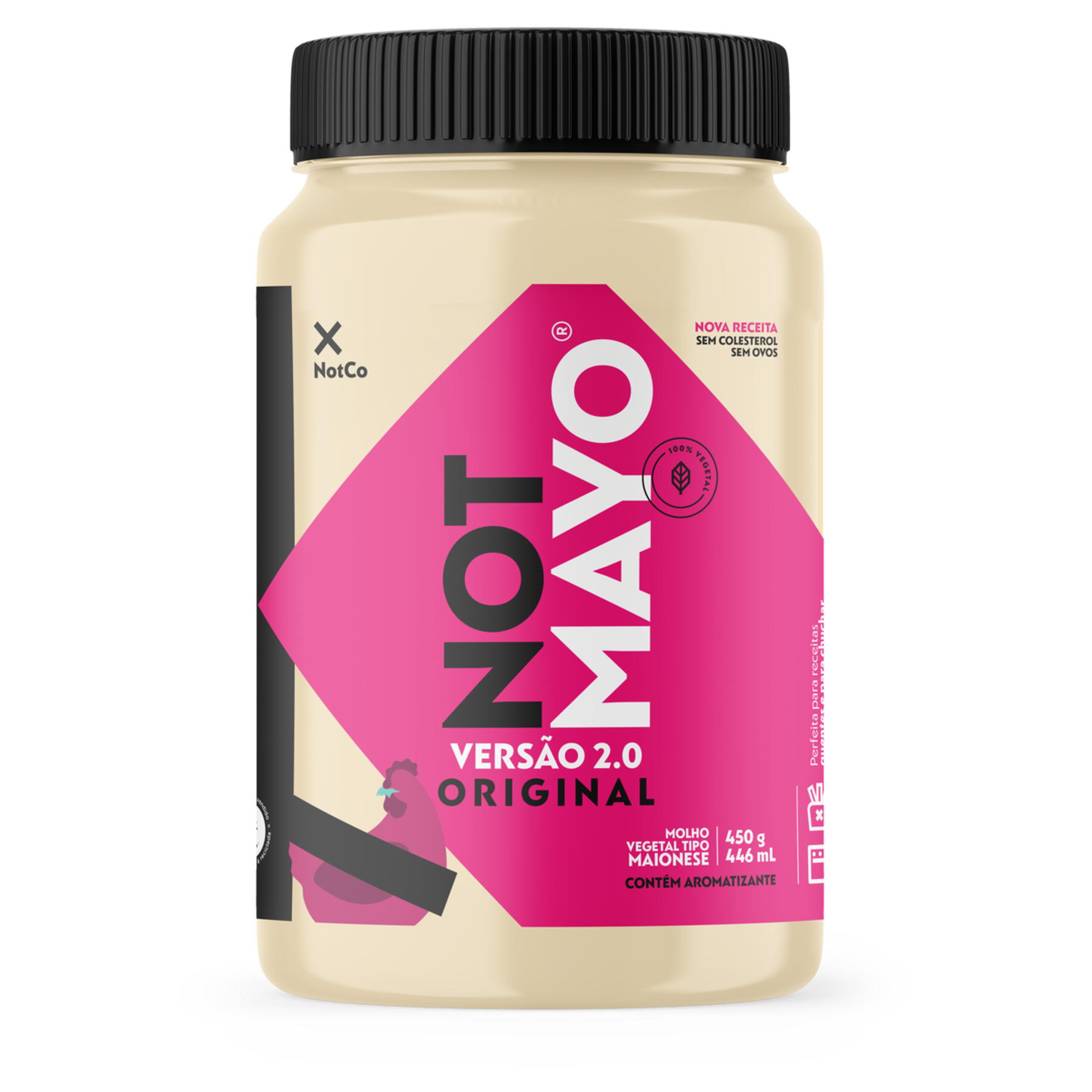 Molho Vegetal Tipo Maionese Not Mayo NotCo Pote 450g