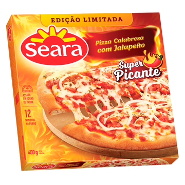 Pizza Calabresa com Jalapeño Super Picante Seara 400g