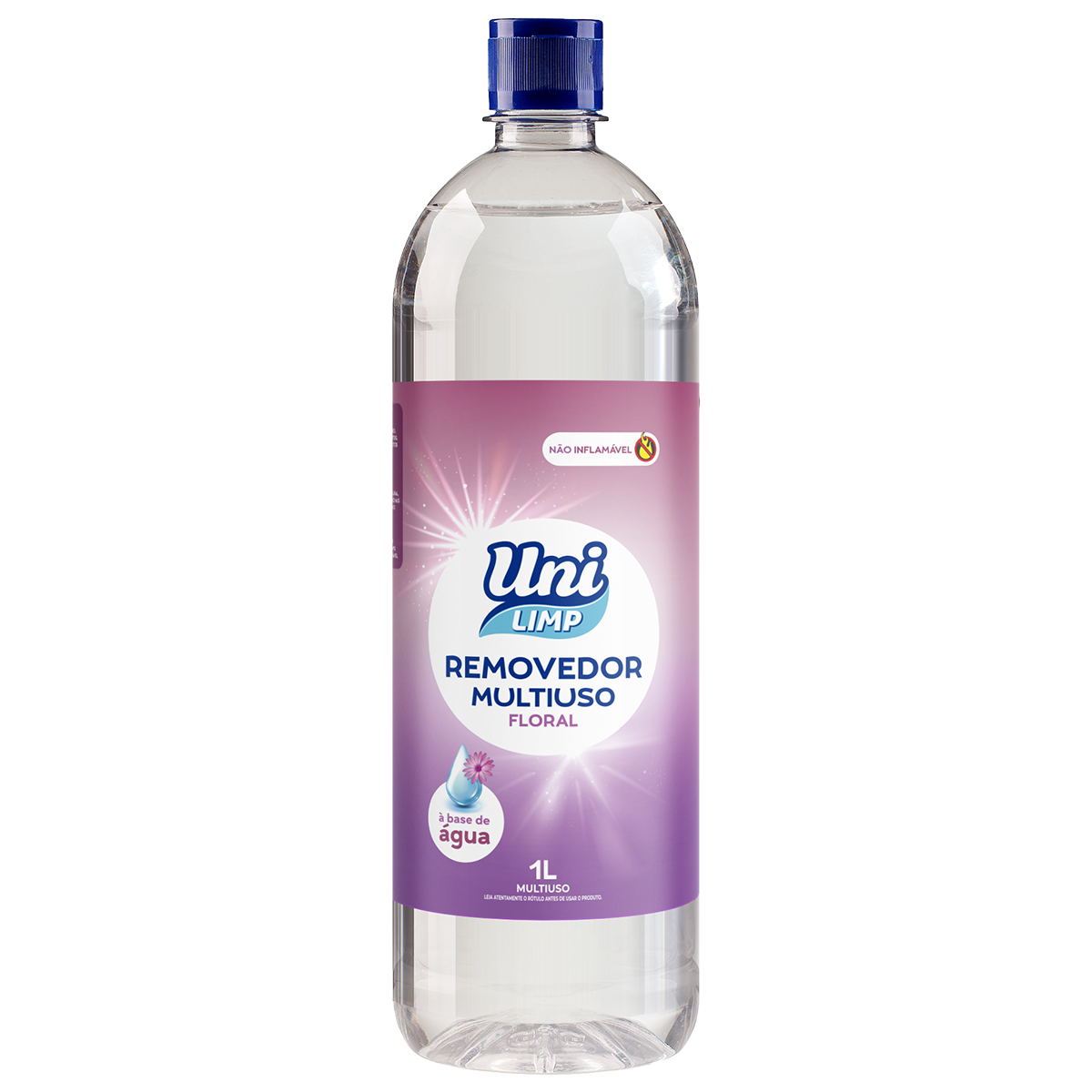 Removedor Multiuso &agrave; Base de &Aacute;gua Floral Uni Limp 1l
