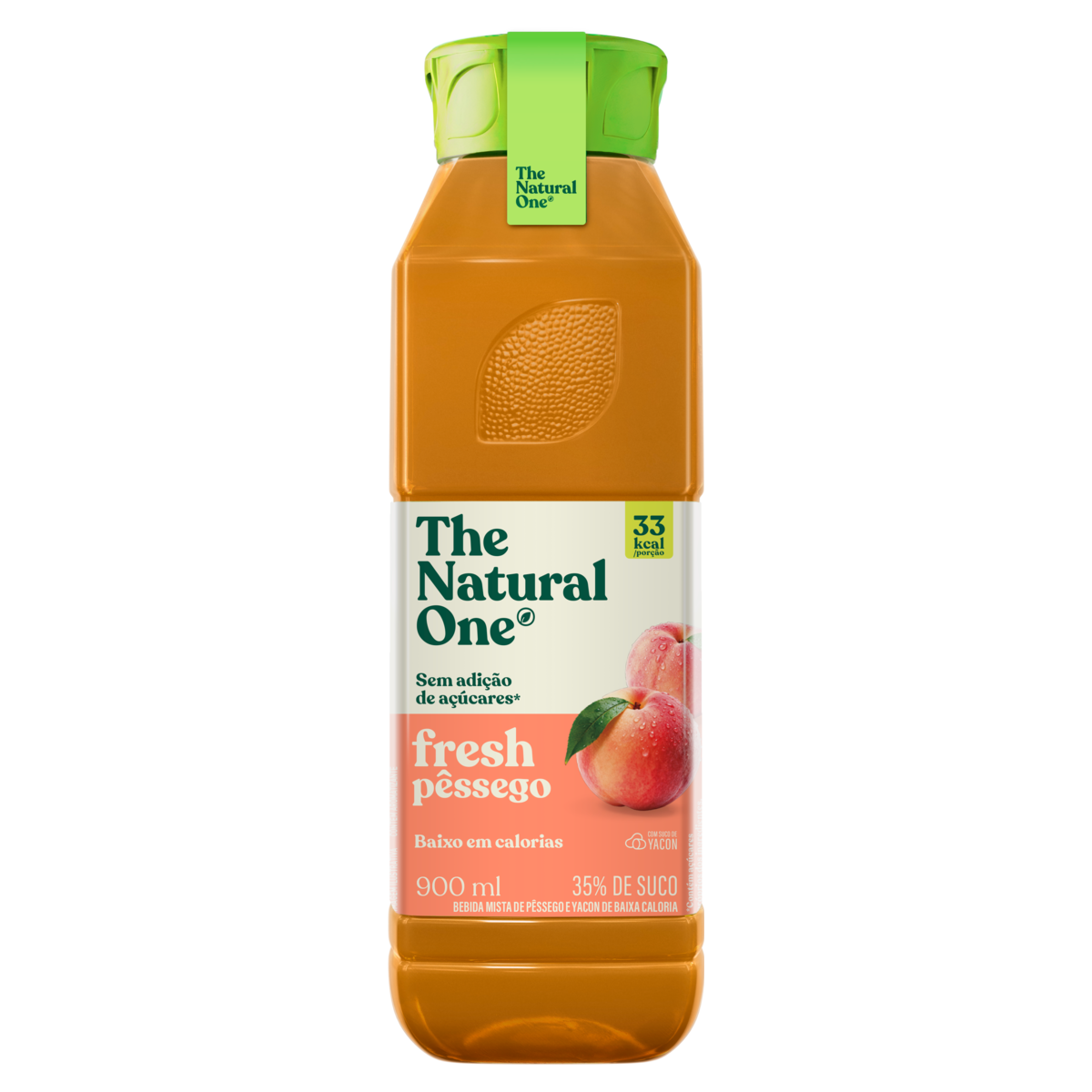 Bebida Mista P&ecirc;ssego e Yacon The Natural One Fresh Ambiente Garrafa 900ml