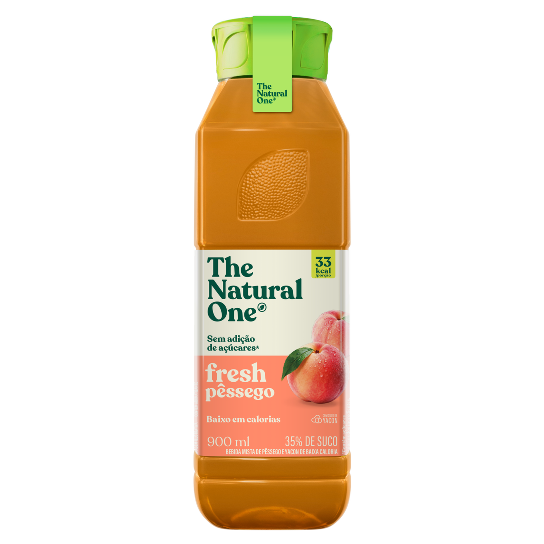 Bebida Mista P&ecirc;ssego e Yacon The Natural One Fresh Ambiente Garrafa 900ml
