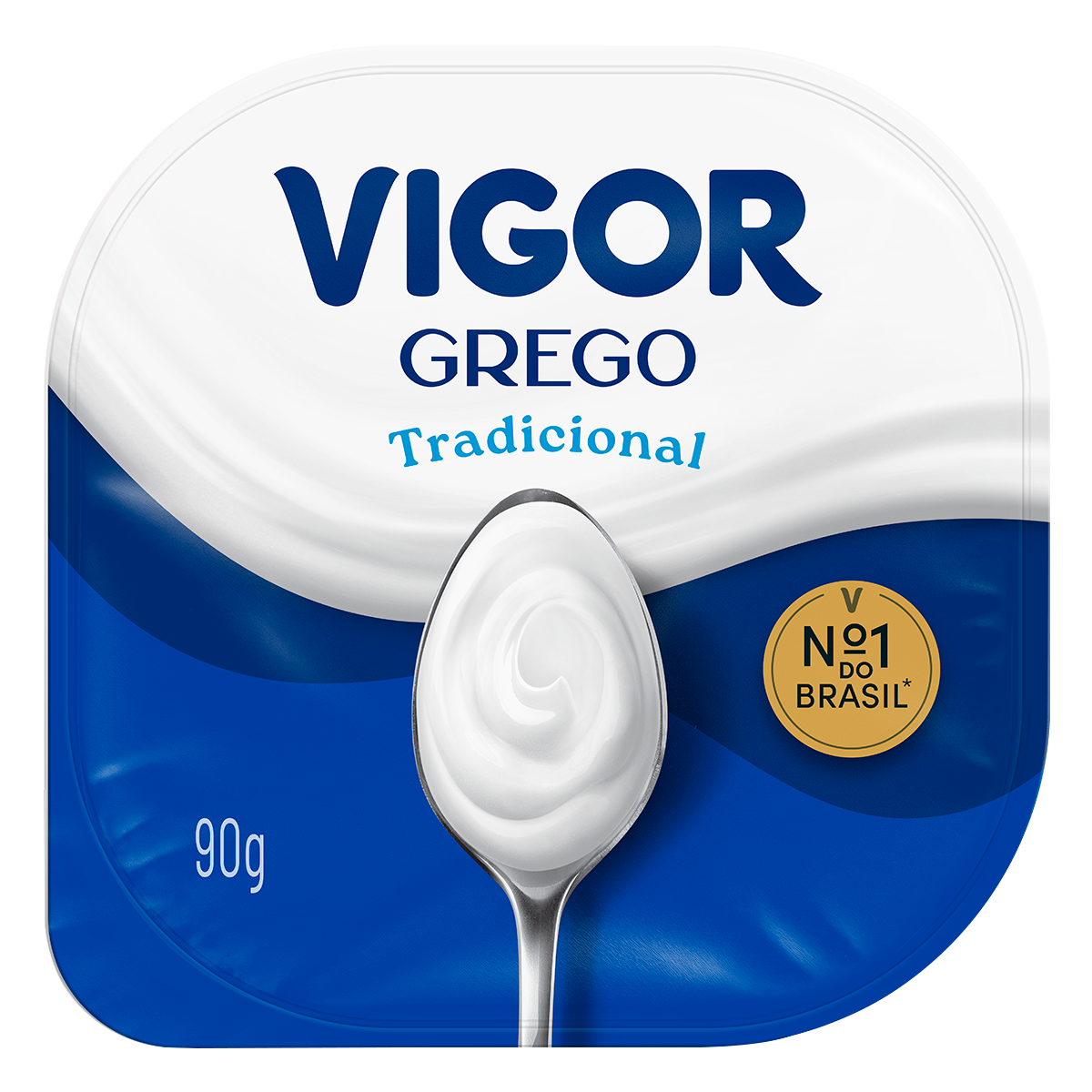 Iogurte Grego Tradicional Vigor Pote 90g