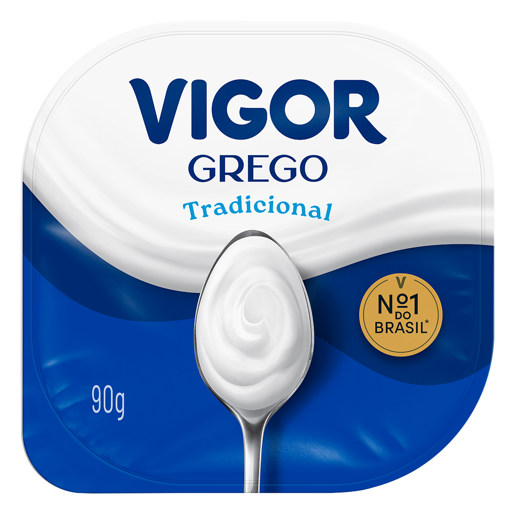 Iogurte Grego Tradicional Vigor Pote 90g