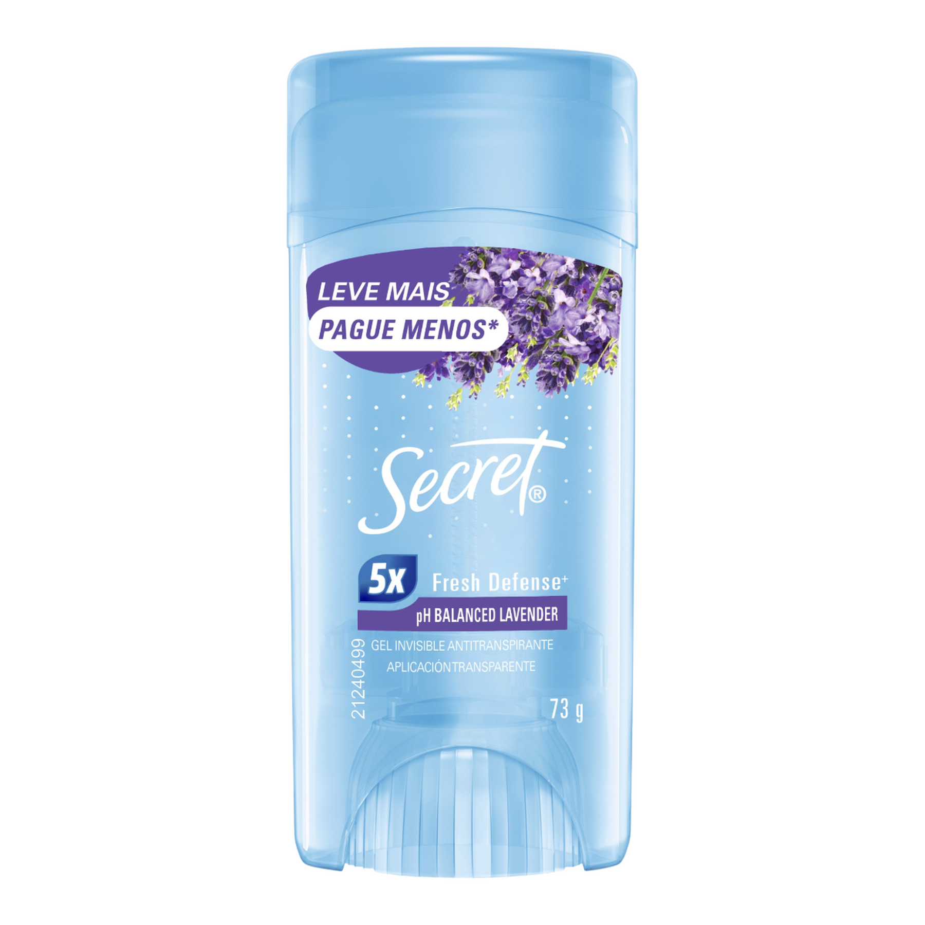 Desodorante Antitranspirante Gel Secret Lavender 73g