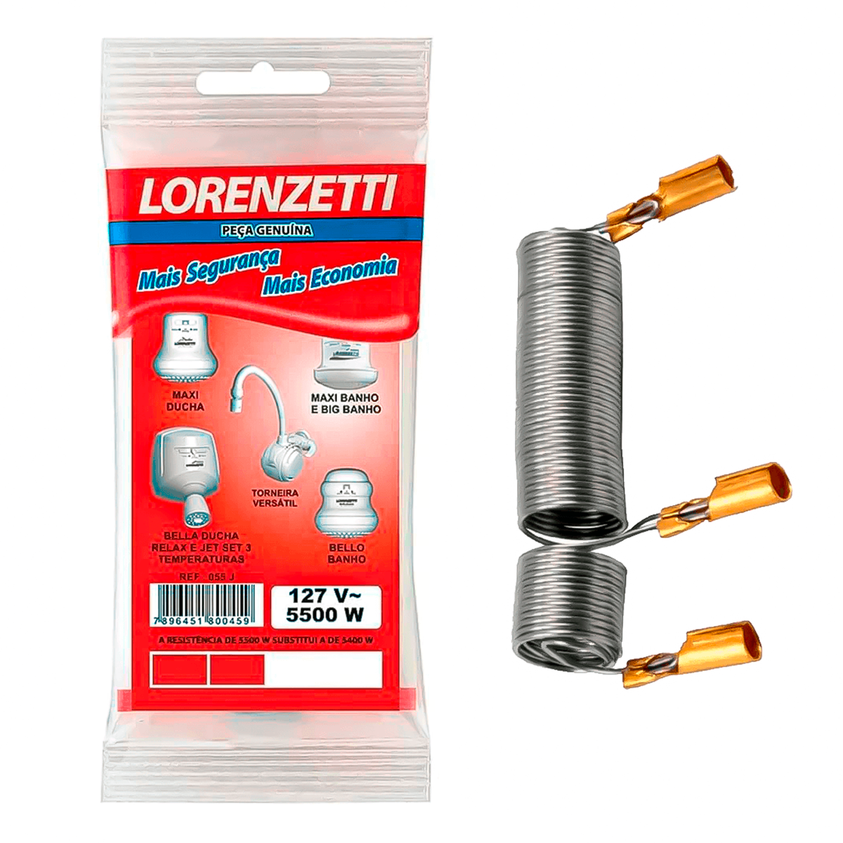 Resist&ecirc;ncia para Chuveiro Maxi Ducha Ultra Lorenzetti 127V