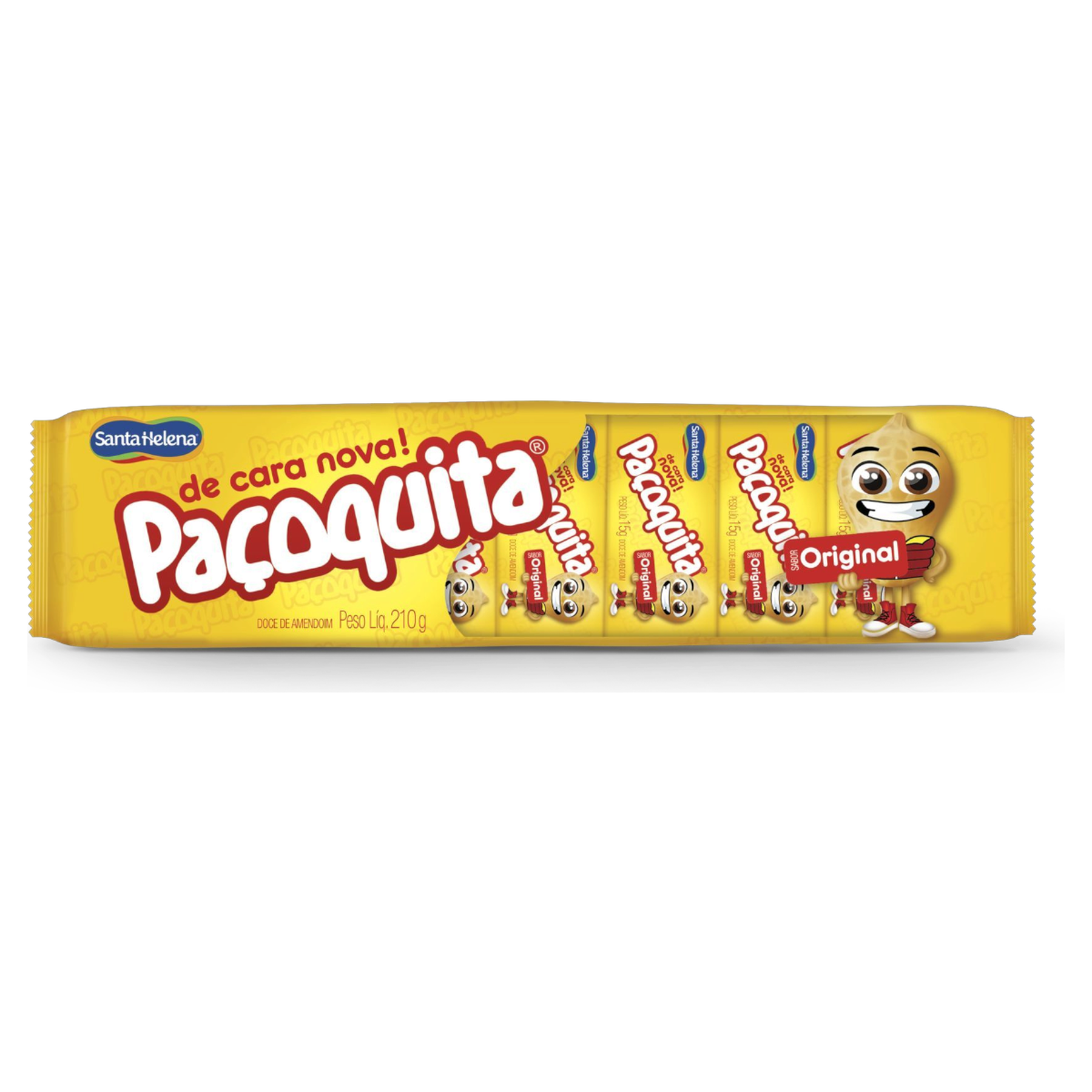 Paçoca Mini Paçoquita Santa Helena 216g