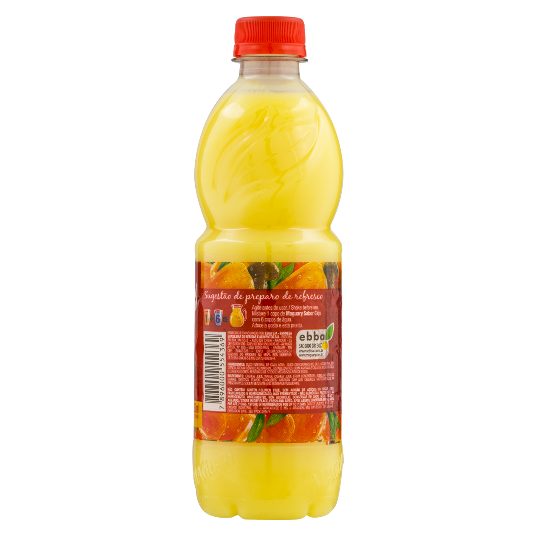 Suco Concentrado Caju Maguary Garrafa 500ml