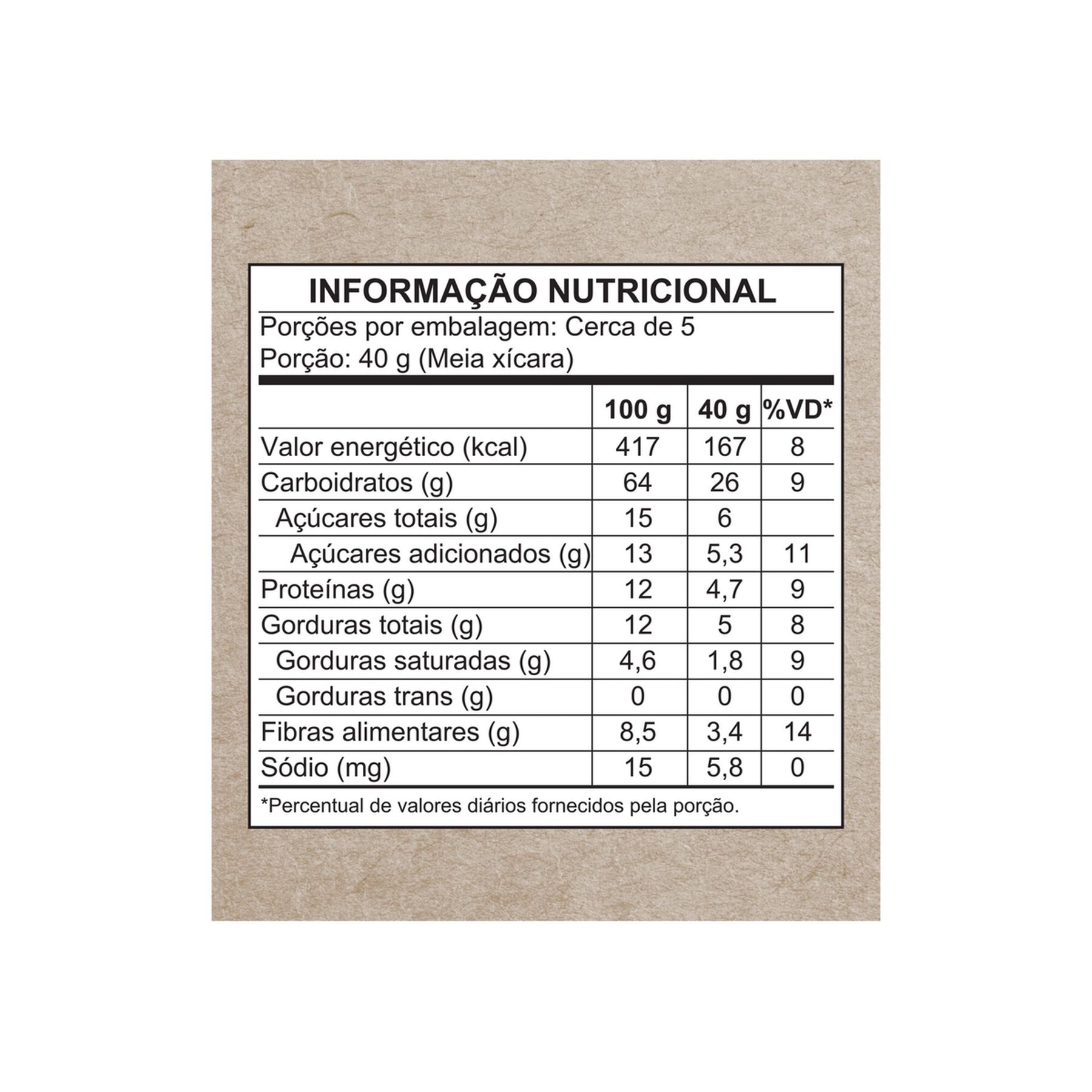 Granola Lascas de Coco Mãe Terra Caixa 180g