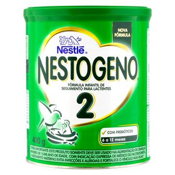Fórmula Infantil para Lactentes 2 Nestlé Nestogeno Lata 400g