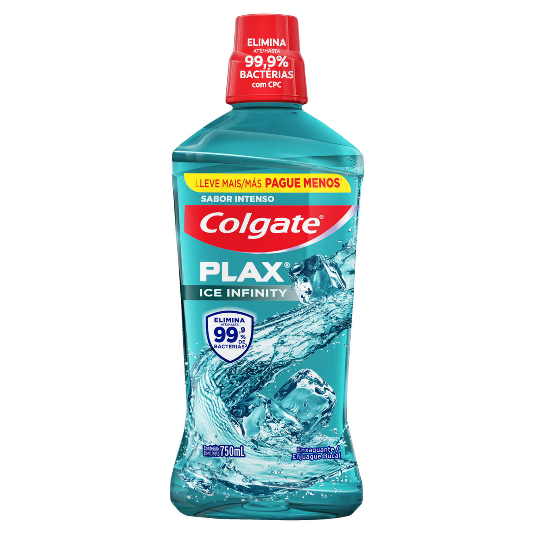 Enxaguante Bucal Ice Infinity Plax Colgate Frasco 750ml