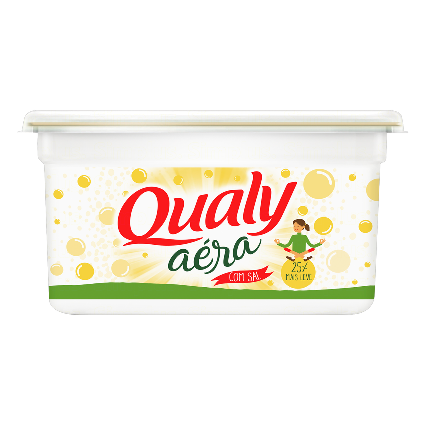 Margarina Aerada com Sal Aéra Qualy Pote 500g 