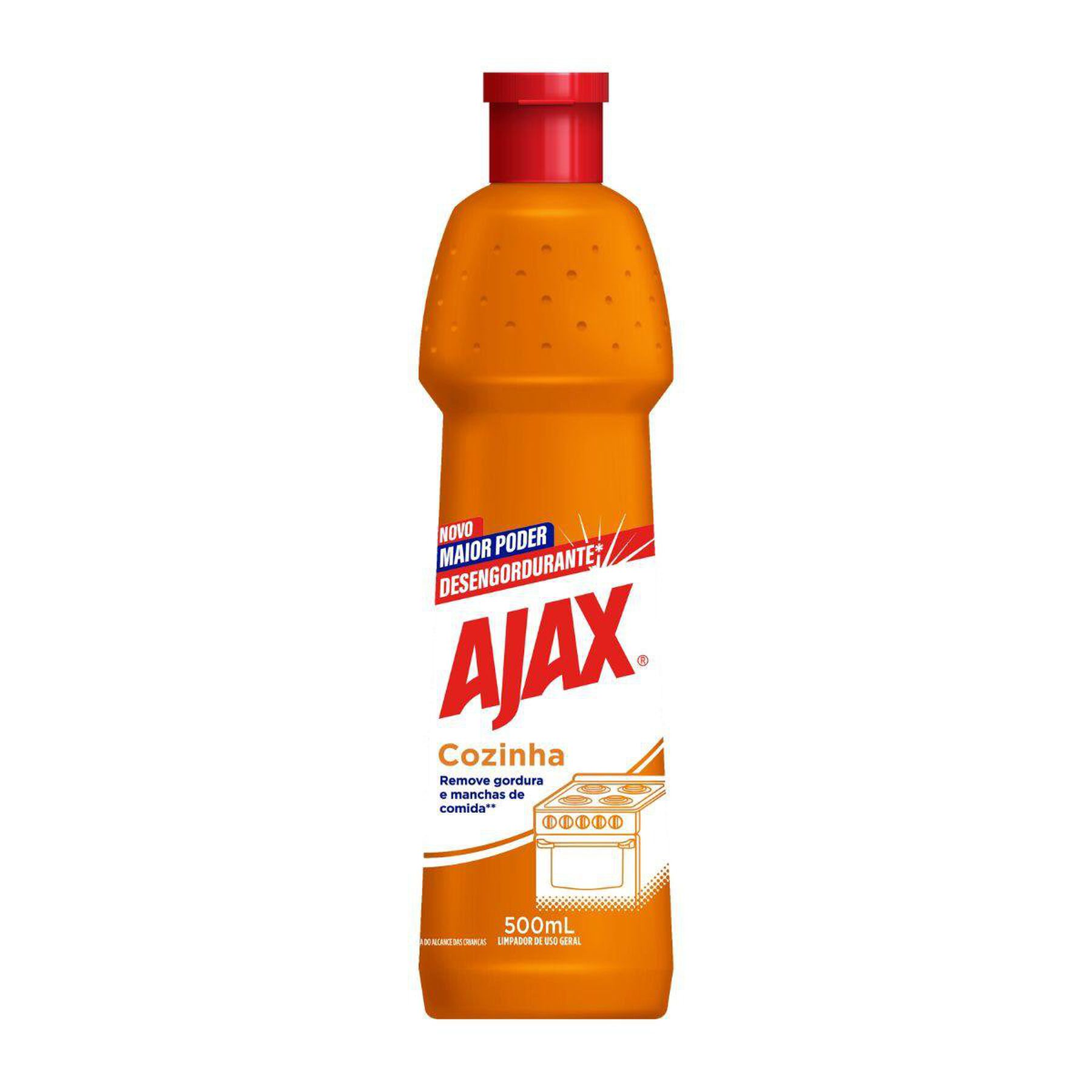 Limpador Desengordurante Cozinha Ajax Squeeze 500ml