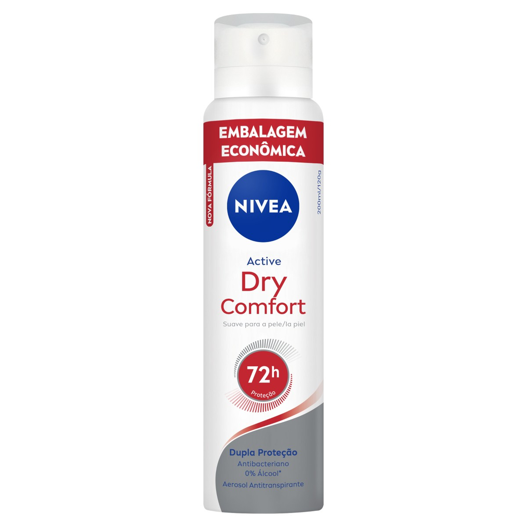 Desodorante Antitranspirante Aerossol Nivea Active Dry Comfort 200ml