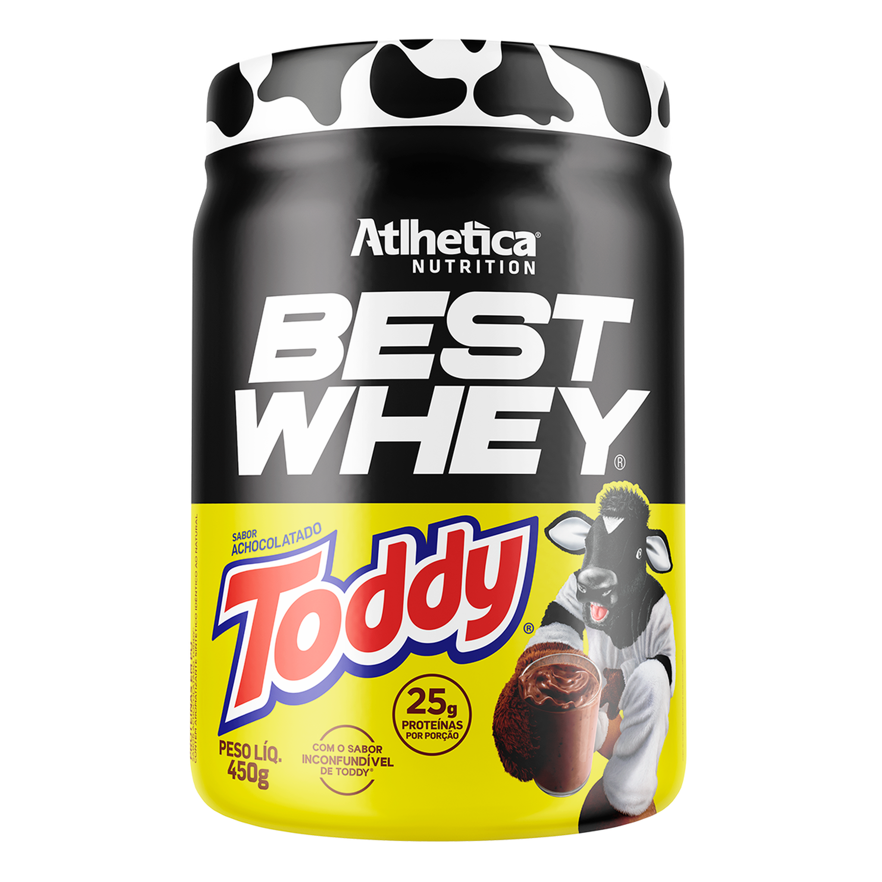 Suplemento Alimentar em Pó Achocolatado Toddy Best Whey Atlhetica Nutrition Pote 450g