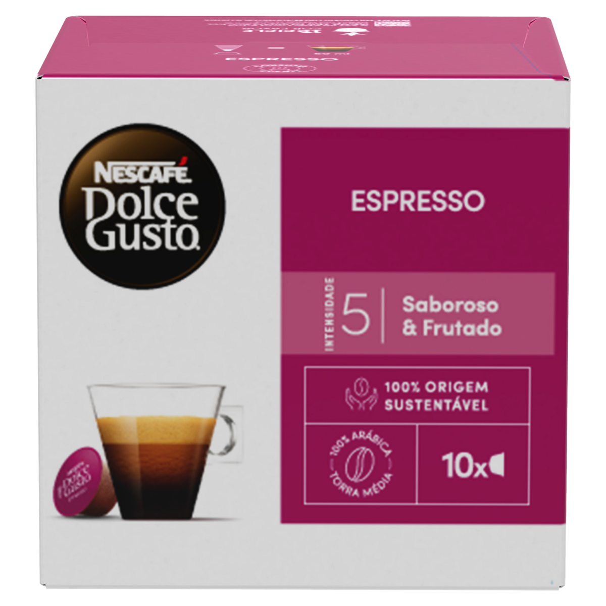 Caf&eacute; em C&aacute;psula Nescaf&eacute; Dolce Gusto Espresso 10 C&aacute;psulas