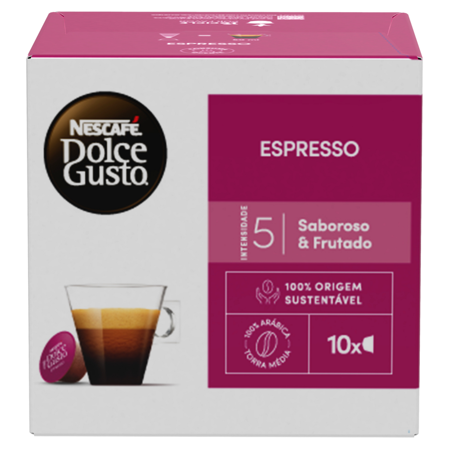 Café em Cápsula Nescafé Dolce Gusto Espresso 10 Cápsulas