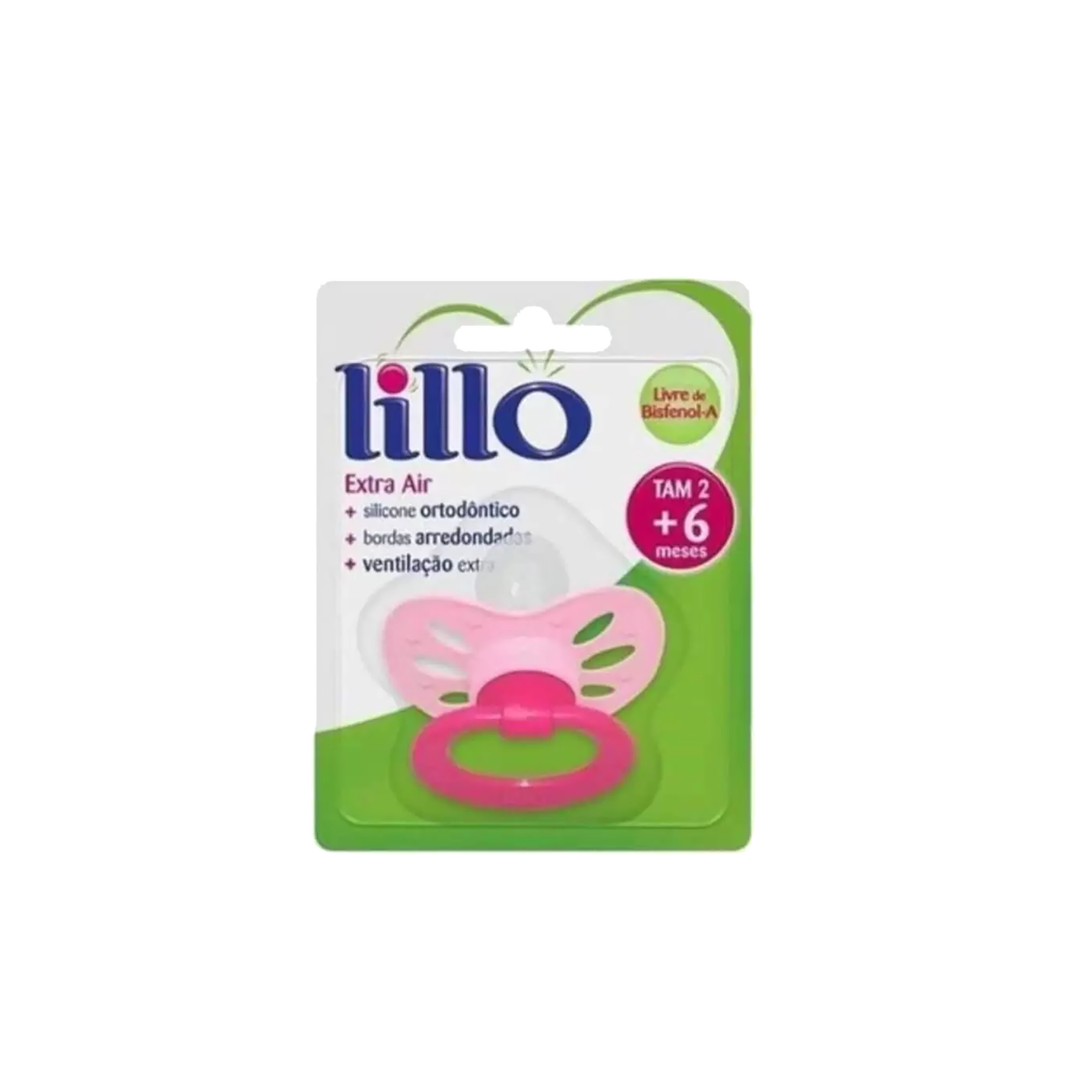 Chupeta Extra Air Rosa Lillo Tamanho 1