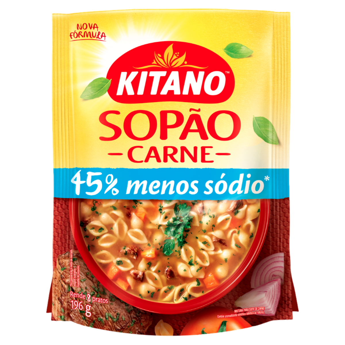 Sop&atilde;o Carne Kitano Sach&ecirc; 196g