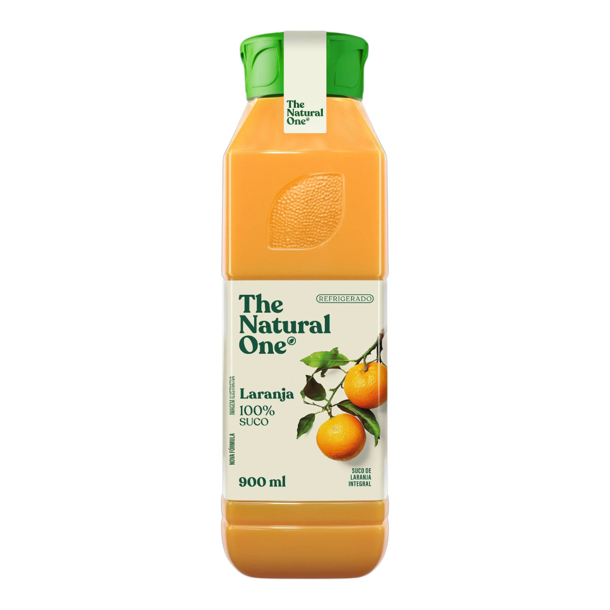 Suco Integral Laranja The Natural One Refrigerado Garrafa 900ml