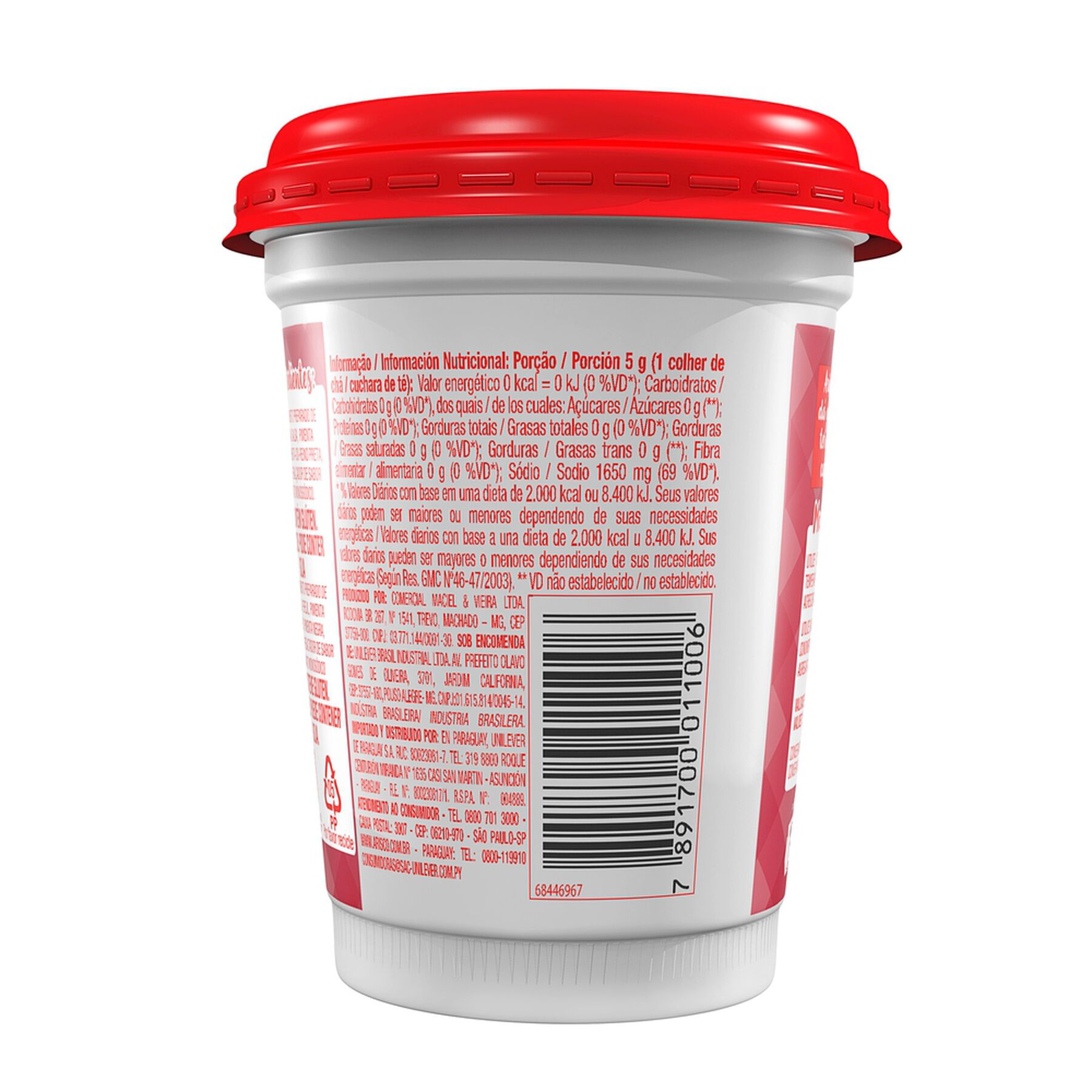 Tempero Completo com Pimenta Arisco Pote 300g